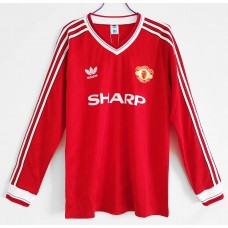 Manchester United FC Long Sleeve 1986-1988 Home Classic Shirt