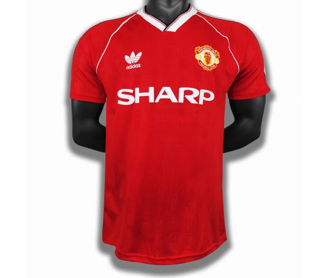 Manchester United FC 1988-1990 Home Classic Shirt