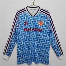 Manchester United FC 1990 Long Sleeve Away Classic Shirt