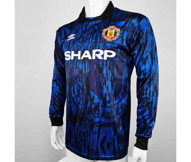 Manchester United FC 1992-1993 Long Sleeve Away Classic Shirt