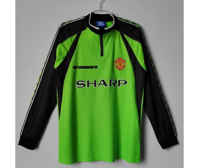 Manchester United FC 1998-1999 Long Sleeve Goalkeeper Classic Shirt