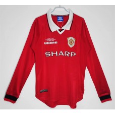 Manchester United FC 1999-2000 Long Sleeve Home Classic Shirt