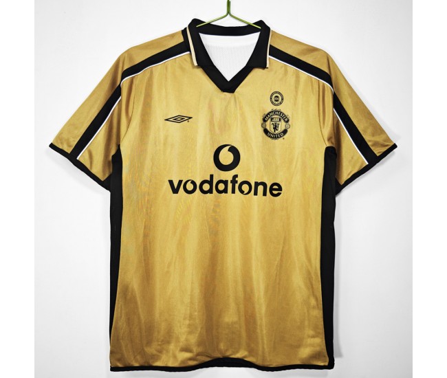 Manchester United FC 2001-2002 Centenary Gold Classic Shirt