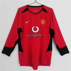 Manchester United FC 2002-2003 Long Sleeve Home Classic Shirt