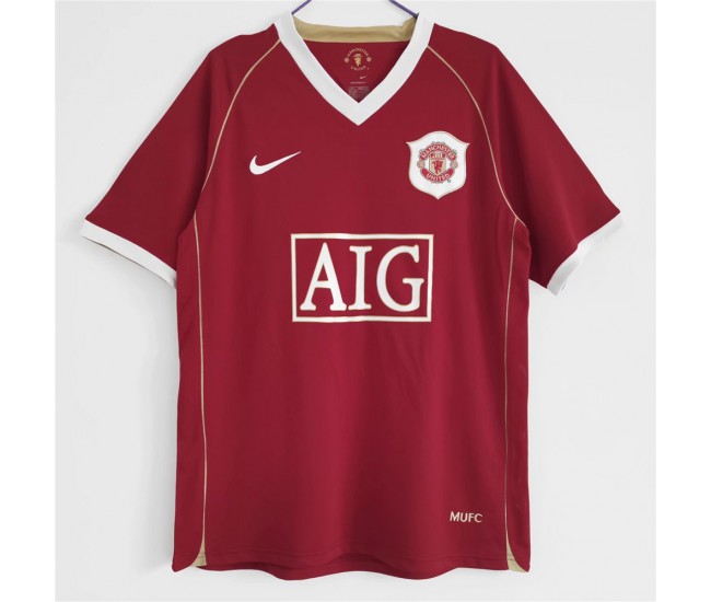 Manchester United FC 2006-2007 Home Classic Shirt