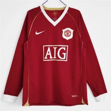 Manchester United FC 2006-2007 Long Sleeve Home Classic Shirt