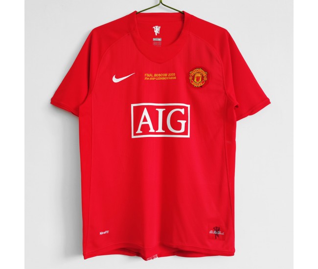 Manchester United FC 2007-2008 Euro Home Classic Shirt