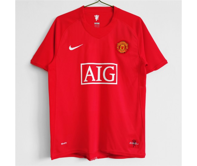 Manchester United FC 2007-2008 Home Classic Shirt