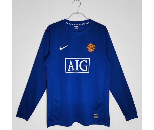 Manchester United FC Long Sleeve 2008-2009 Third Classic Shirt