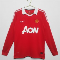 Manchester United FC Long Sleeve 2010-2011 Home Classic Shirt