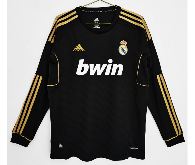 Real Madrid 2011-2012 Long Sleeve Away Classic Shirt