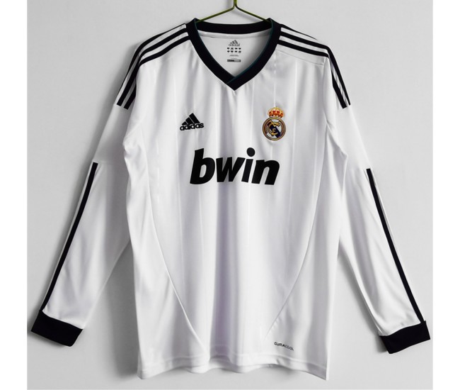 Real Madrid 2012-2013 Long Sleeve Home Classic Shirt