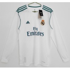 Real Madrid 2017-2018 Long Sleeve Home Classic Shirt