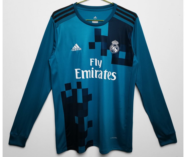 Real Madrid 2017-2018 Long Sleeve Third Classic Shirt