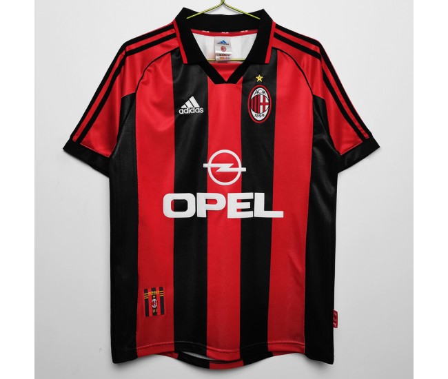 AC Milan 1998-1999 Home Classic Shirt