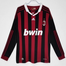 AC Milan 2009-2010 Long Sleeve Home Classic Shirt