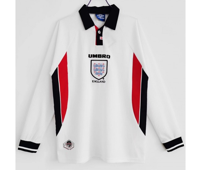 England 1998 Long Sleeve Home Classic Shirt