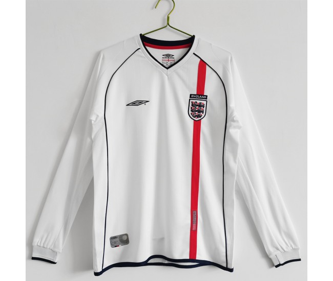 England 2002 Long Sleeve Home Classic Shirt