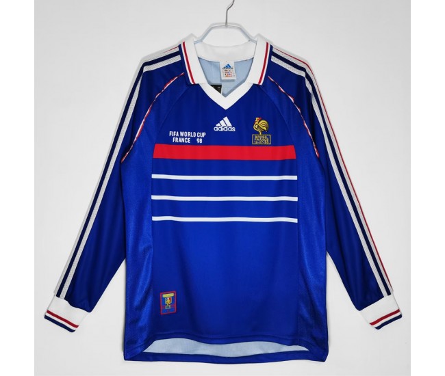 France 1998 Long Sleeve Home Classic Shirt