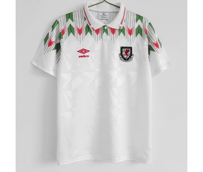 Wales 1990-1992 Away Classic Shirt