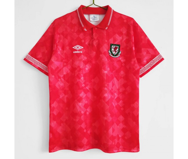 Wales 1990-1992 Home Classic Shirt